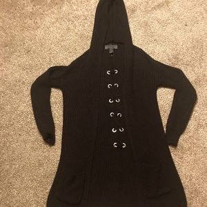 Long size M Black Cardigan